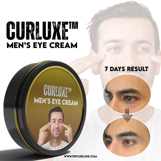 Curluxe™ Eye Spa Depuffing Men's Eye Cream | Dark Circle Remover